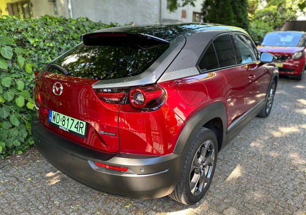 Mazda MX-30 cena 86900 przebieg: 19900, rok produkcji 2021 z Zgierz małe 352